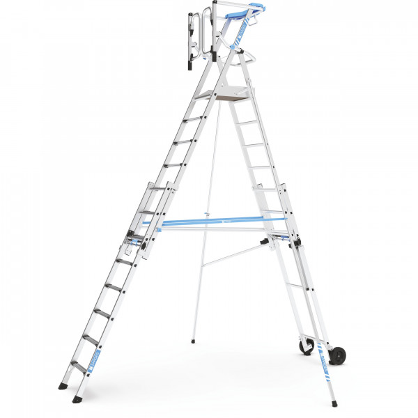 ZAP Masterflex Plus S - Teleskop-Plattformleiter 12 Stufen