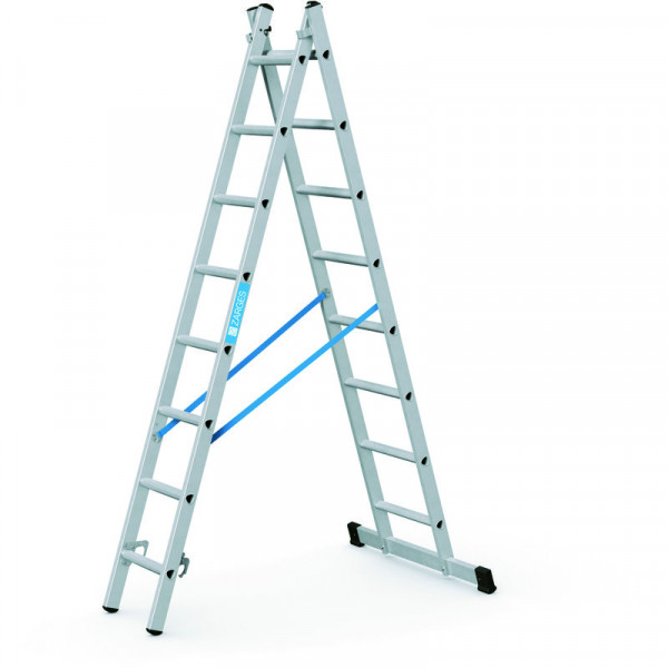 Combimaster DX - Kombileiter 2 x 8 Spr. Leiterlänge max 3,82m, Arbeitshöhe 4,9m