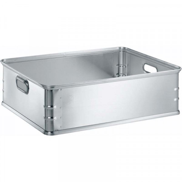 Alu-Kasten K270; 77l; IM: 720x540x200mm Schalengriffe, Ecksicken
