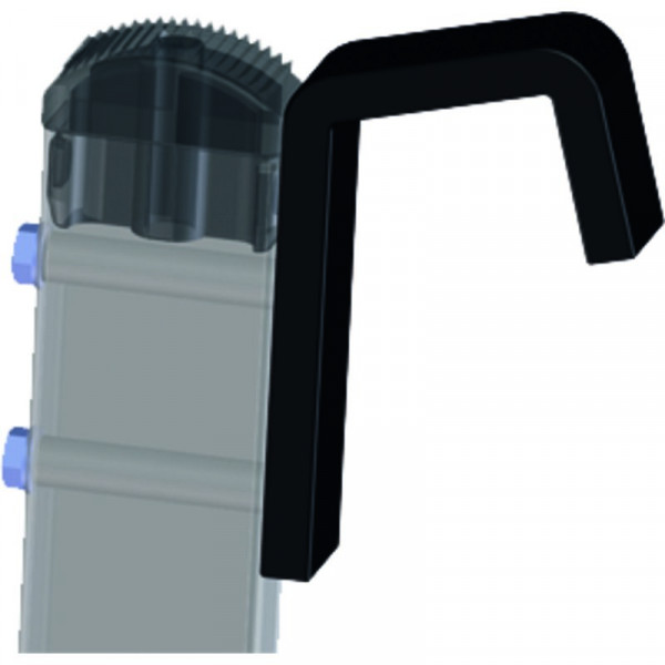 Auflegehaken mit Kunststoffüberzug für flache Auflage 50 mm