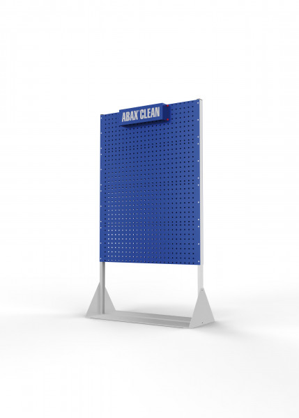 ABAX® Clean Point stationär doppelseitig RAL 7035/5010 mit 8 Lochplatten