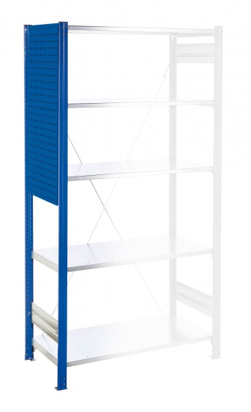 ®RasterPlan Regalseitenwand Lochplatte RAL 5010 H1000 x B 450 mm incl. Befestigung.