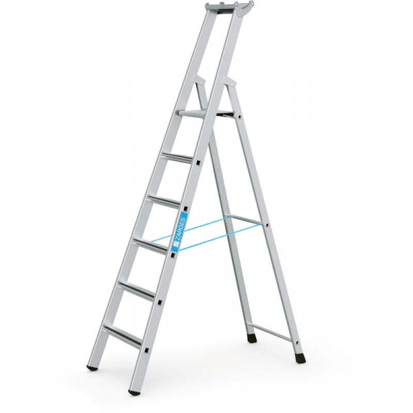 Saferstep S - Stehleiter 6 Stufen Plattformhöhe 1,59 m, Arbeitshöhe 3,6 m