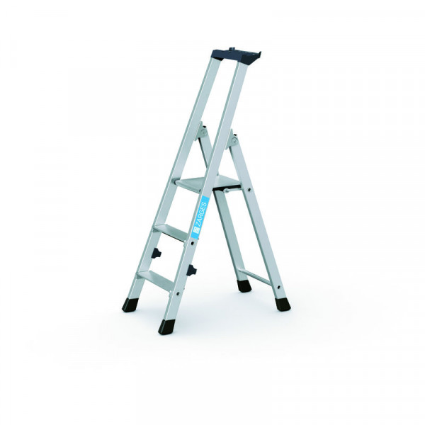 Nova S - Stufen-Stehleiter 3 Stufen Plattformhöhe 0,61 m, Arbeitshöhe 2,6 m