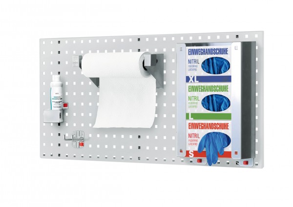 RasterPlan Lochplatte Modell 2 1000 x 450 mm RAL 7035