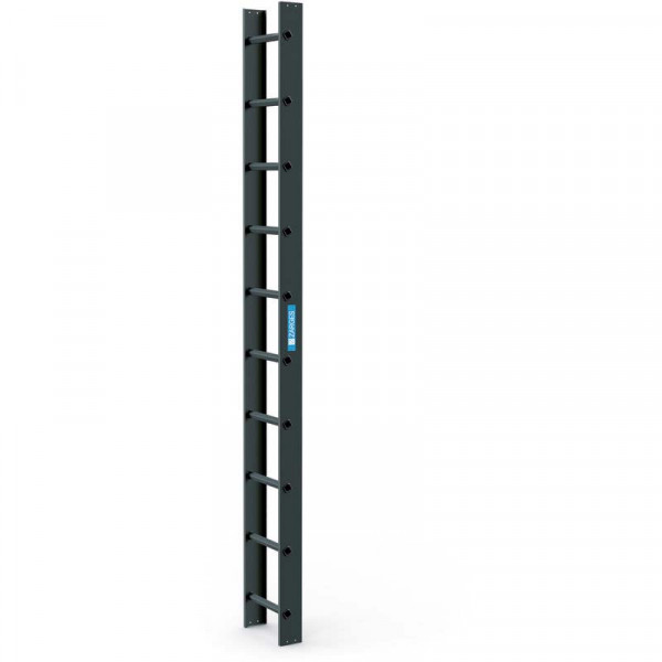 Dachleiter 2,8m Anthrazit beschichtet 10 Sprossen