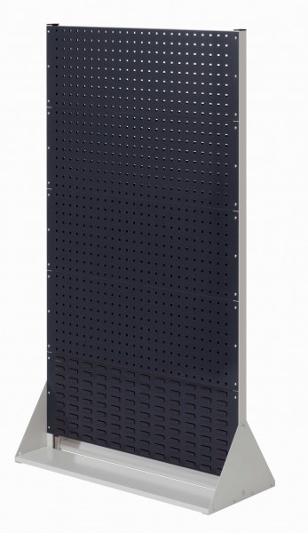 ®RasterPlan Stellwand Gr.5 doppelseitig H1790 x B1000 x T430 mm RAL 7035/7016. 8 Lochplatten 2 Schlitzplatten.