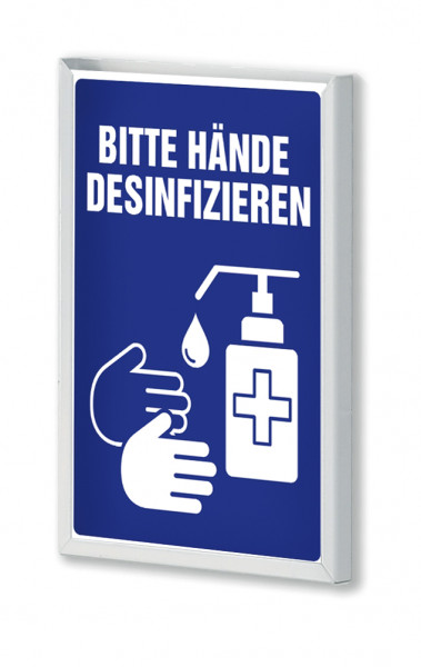 ABAX® Kennzeichnungs-Set "Desinfektion" H 310 x B 220 mm RAL 7035