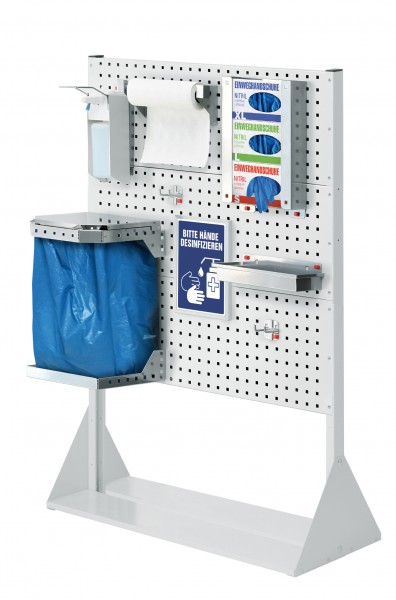 RasterPlan Stellwand Gr.4 einseitig H1450 x B1000 x T430 mm RAL 7035