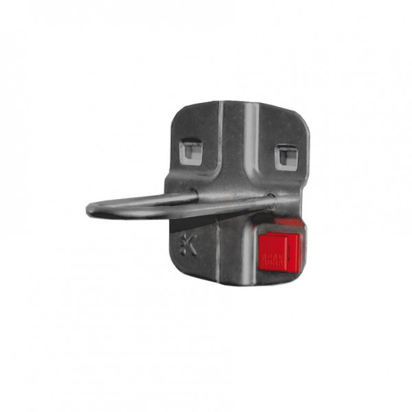 ABAX® Rundhalter Breite 25 mm x Länge 65 mm Anthrazitgrau