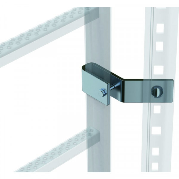 Schienenbefestigung Holm 50 x 25 mm für Leiterholm