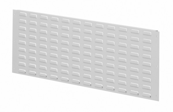 ®RasterPlan Regalrückwand Schlitzplatte RAL 7035 H450 x B 1000 incl. Quertraverse.