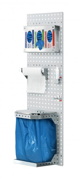 RasterPlan Lochplatte Modell 2 1500 x 450 mm RAL 7035