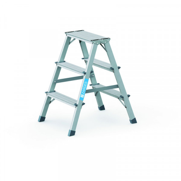 Scana B - Stufen-Stehleiter 2 x 3 Stufen Leiterlänge 0,71 m, Arbeitshöhe 2,2 m