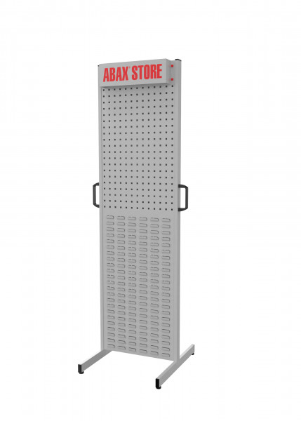 ABAX® Store Station stationär beidseitig Mod. 8 RAL 7035/7035, unbestückt