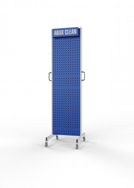 ABAX® Clean Station mobil RAL 7035/5010 HxBxT 1950 x 530 x 590 mm
