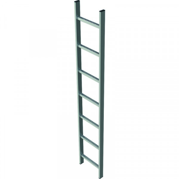Schachtleiter Stahl verzinkt, LW= 400 mm 10 Sprossen Leiterlänge ca. 2,80 m