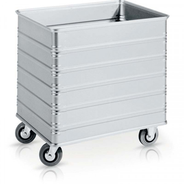 Transportw.W182 elox, IM: 700x560x590mm 2 Lenk- und 2 Bockrollen, Ø 125 mm