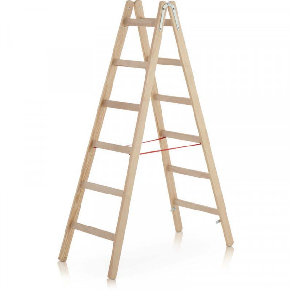 Cresta B - Holz-Leiter 2 x 8 Sprossen Leiterlänge 2,36 m, Arbeitshöhe 3,65 m