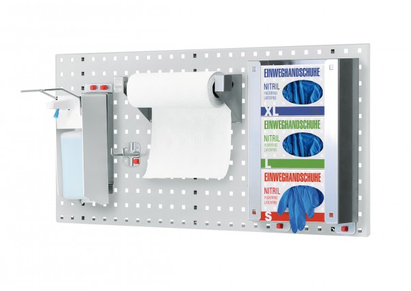 RasterPlan Lochplatte Modell 3 1000 x 450 mm RAL 7035