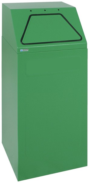 Abfalltrennung 65, RAL 6024/6024, verz. Innenbehälter, 65 Liter