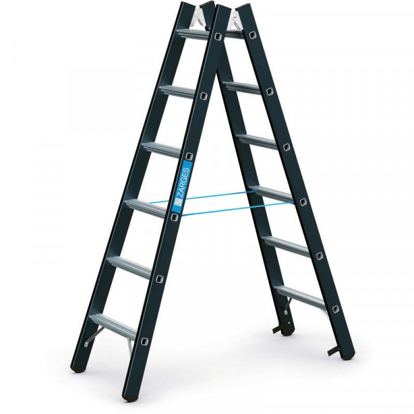 Megastep B - Stehleiter 2 x 6 Sprossen Leiterlänge 1,78 m, Arbeitshöhe 3 m