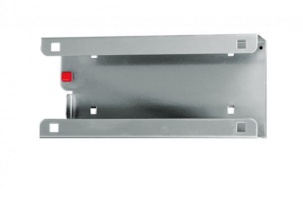 ABAX Spenderboxhalter 1-fach 286 x 130 x 80 mm alufarben