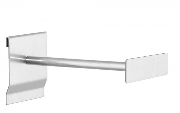 ®RasterPlan Universalhalter mit Beschriftungsfeld L 200 mm alufarben.