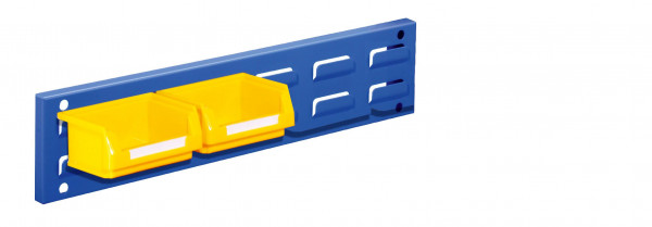 ®RasterPlan Wandschiene Schlitzplatte L 460 x H 100 mm. RAL 5010.