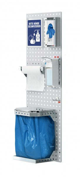 RasterPlan Lochplatte Modell 1 1500 x 450 mm RAL 7035