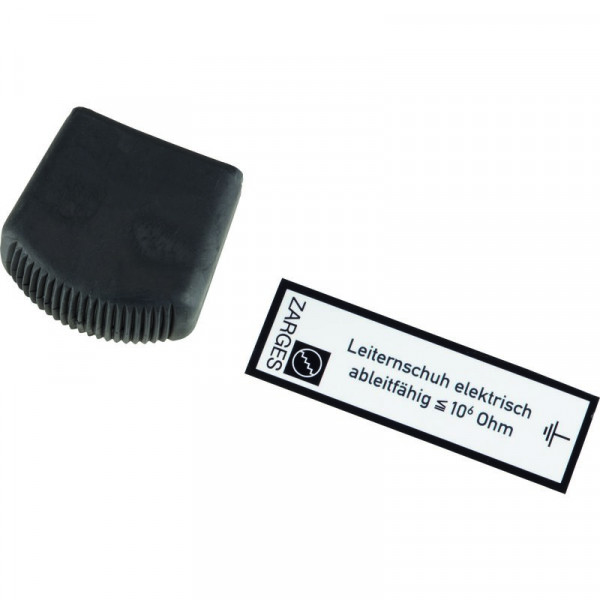 Außenschuh elektrisch ableitfähig schwarz 58 x 25 mm