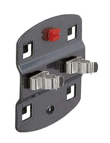 ®RasterPlan Doppelte Werkzeugklemme Durchmesser 13 mm Anthrazitgrau