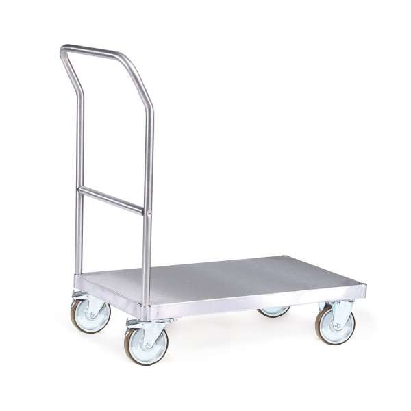 Plattformwagen aus Edelstahl