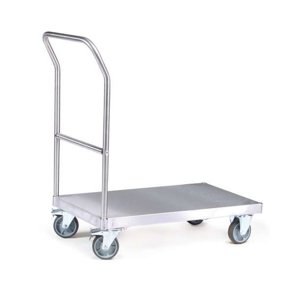 Plattformwagen aus Edelstahl