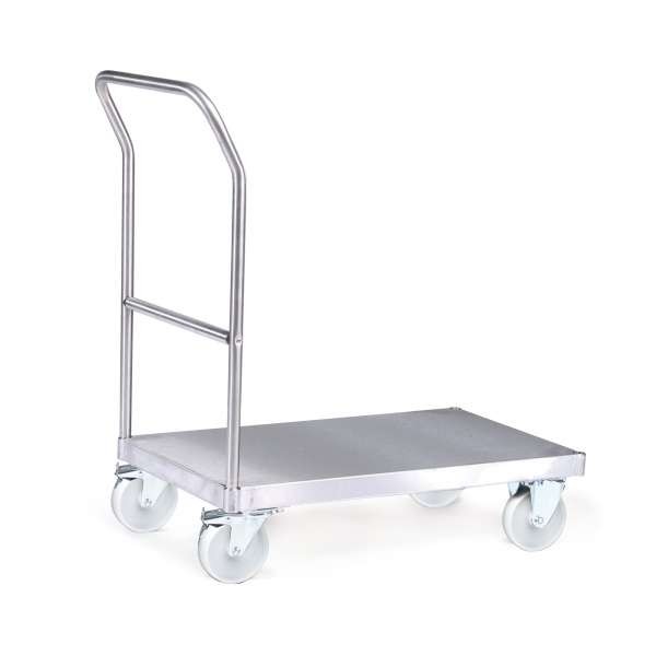 Plattformwagen aus Edelstahl