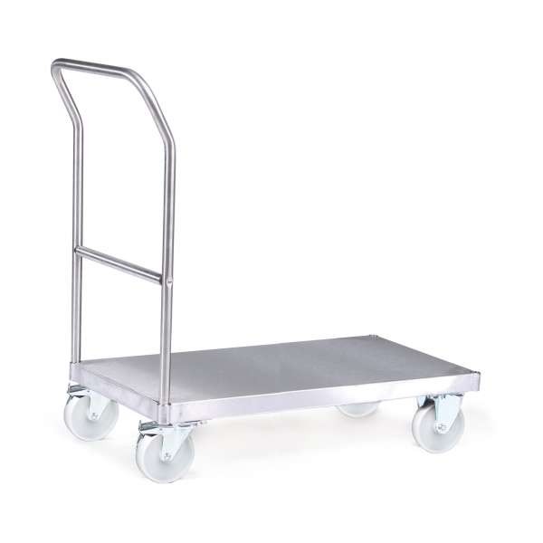 Plattformwagen aus Edelstahl
