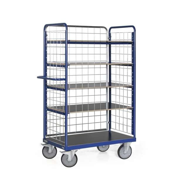Etagenwagen mit 3 Gitterwänden