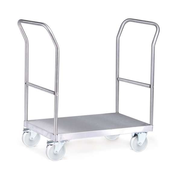 Plattformwagen aus Edelstahl