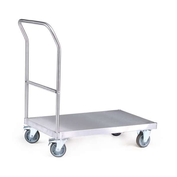 Plattformwagen aus Edelstahl