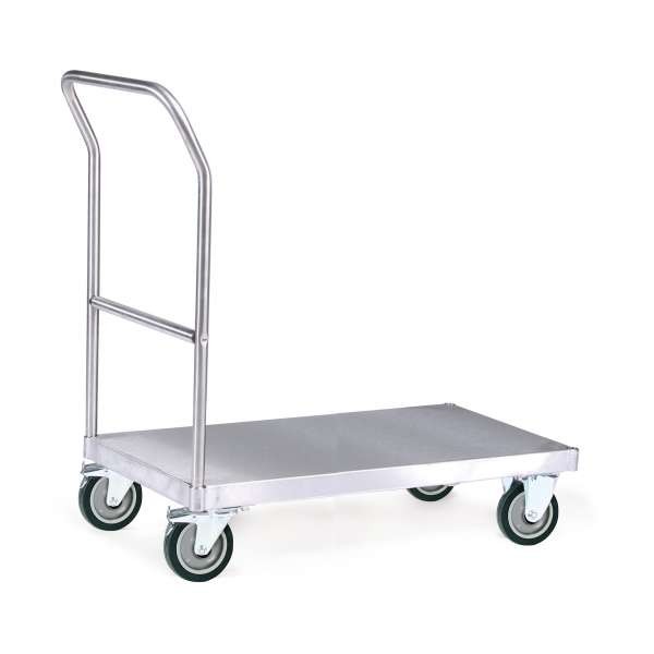 Plattformwagen aus Edelstahl